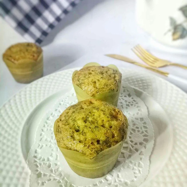 Muffin Bayam Keju MPASI 12 bulan+ #YummyMPASIChallenge