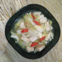 Sayur Sawi Tahu Putih