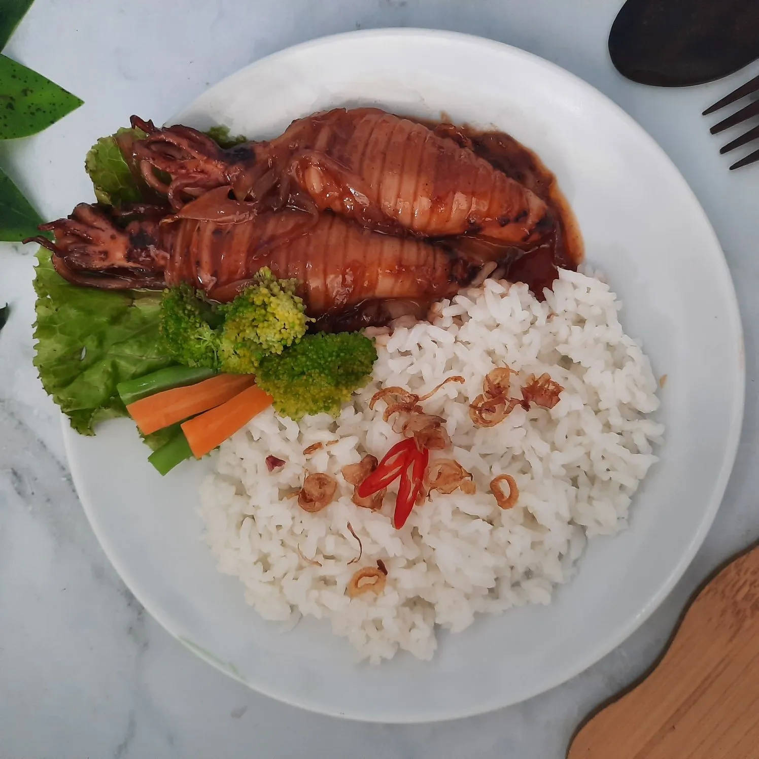 Step 6 Cumi Saus Madu