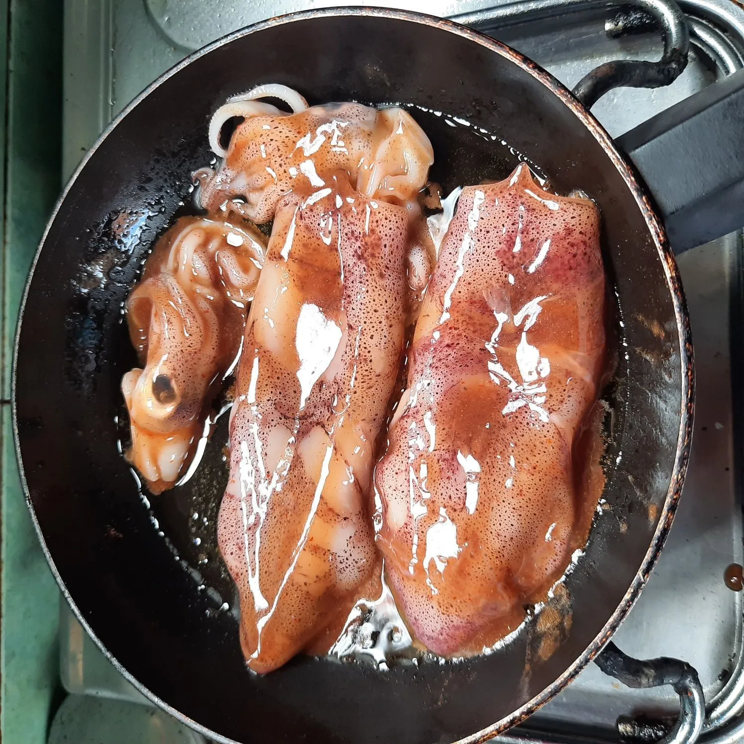 Step 4 Cumi Saus Madu