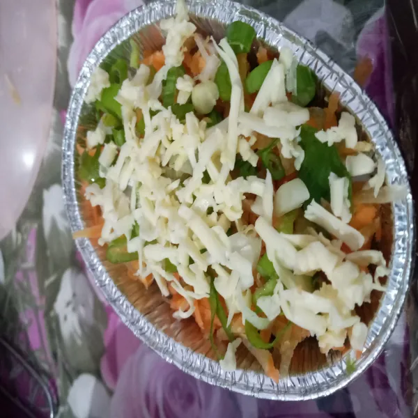 Terakhir beri parutan keju quikmelt.