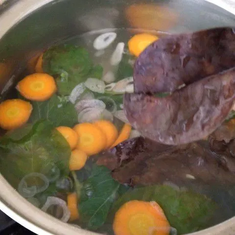 Step 5 Sayur Bening Bayam Telur Puyuh