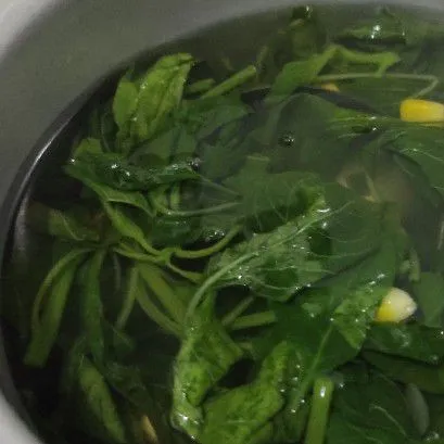 Step 3 Sayur Bayam Temu Kunci