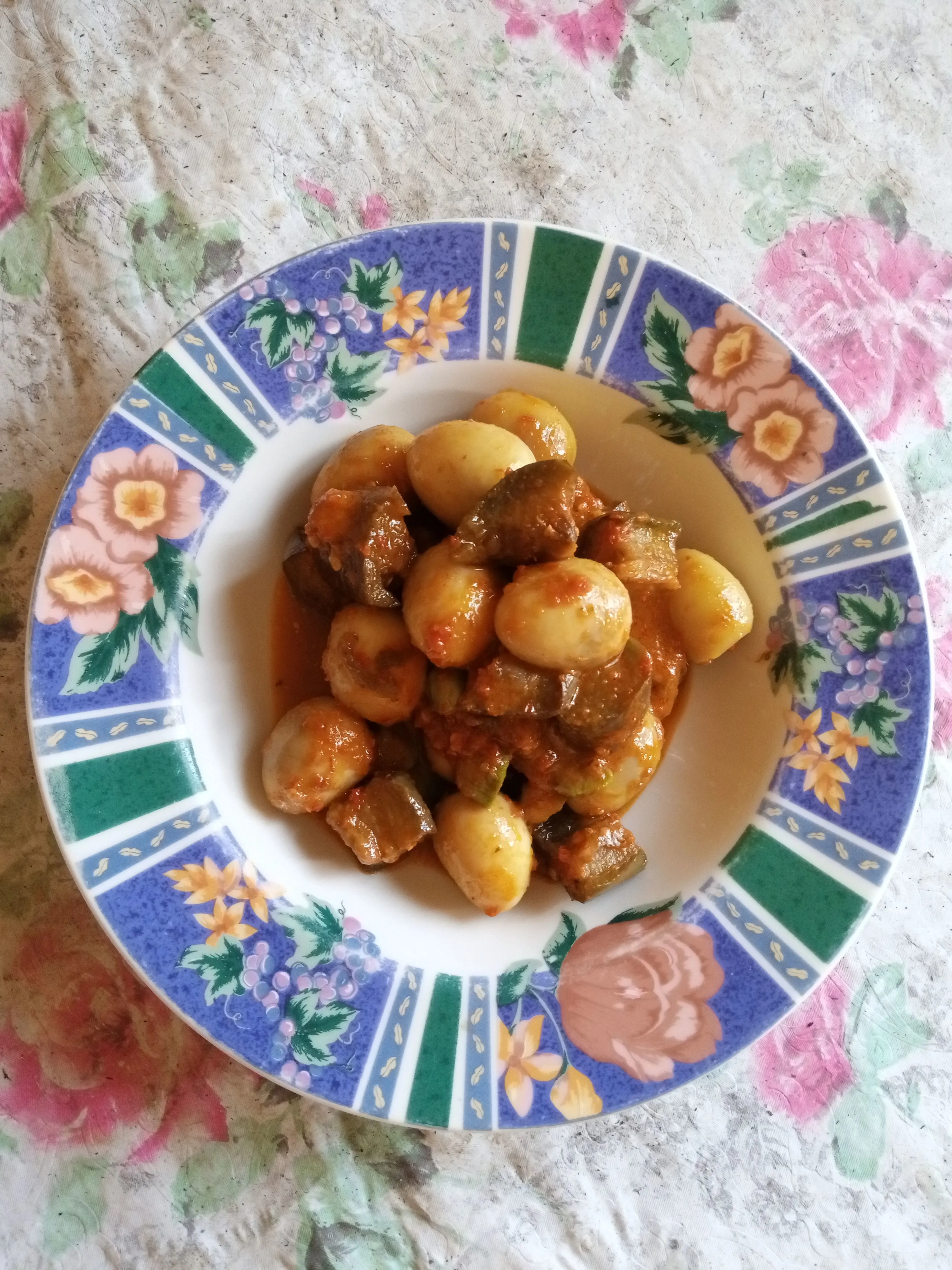 Step 5 Telur Puyuh, Terong, Pete Balado
