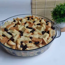 Puding Kulit Roti Tawar
