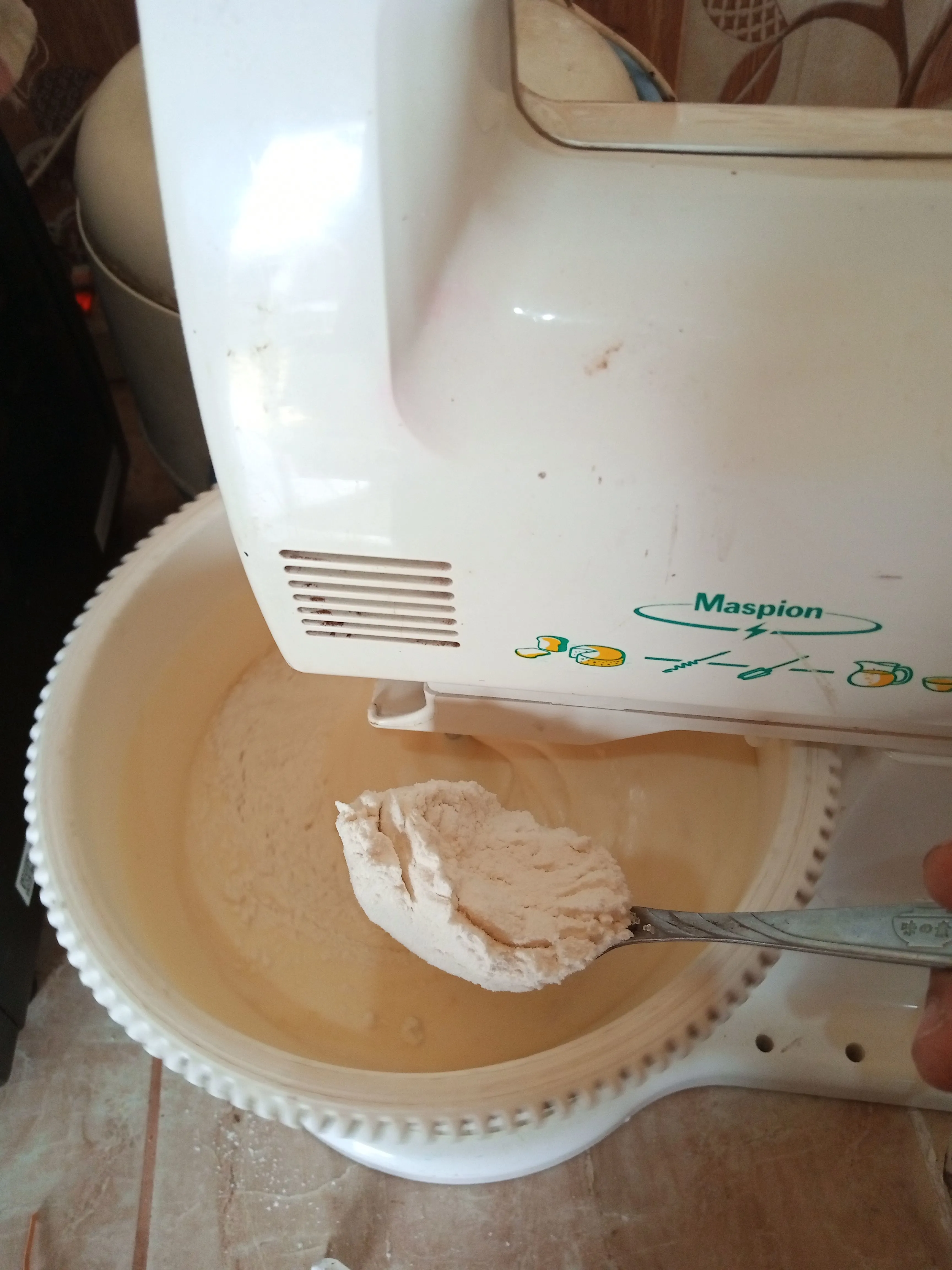 Step 4 Banana Chesee Cake
