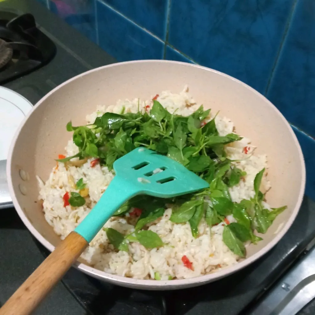 Step 5 Nasi Bakar Teri Medan