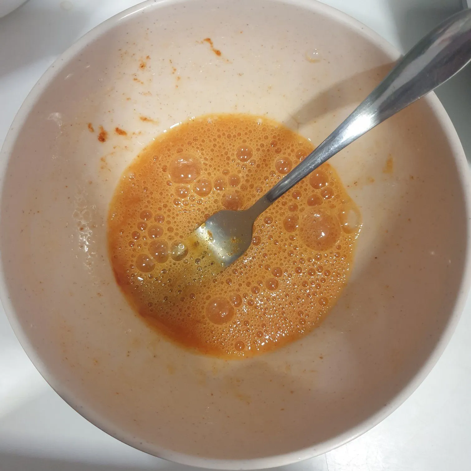 Step 1 Martabak Telur Bihun Jagung
