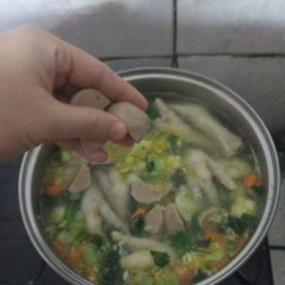 Step 4 Sop Ceker Bakso