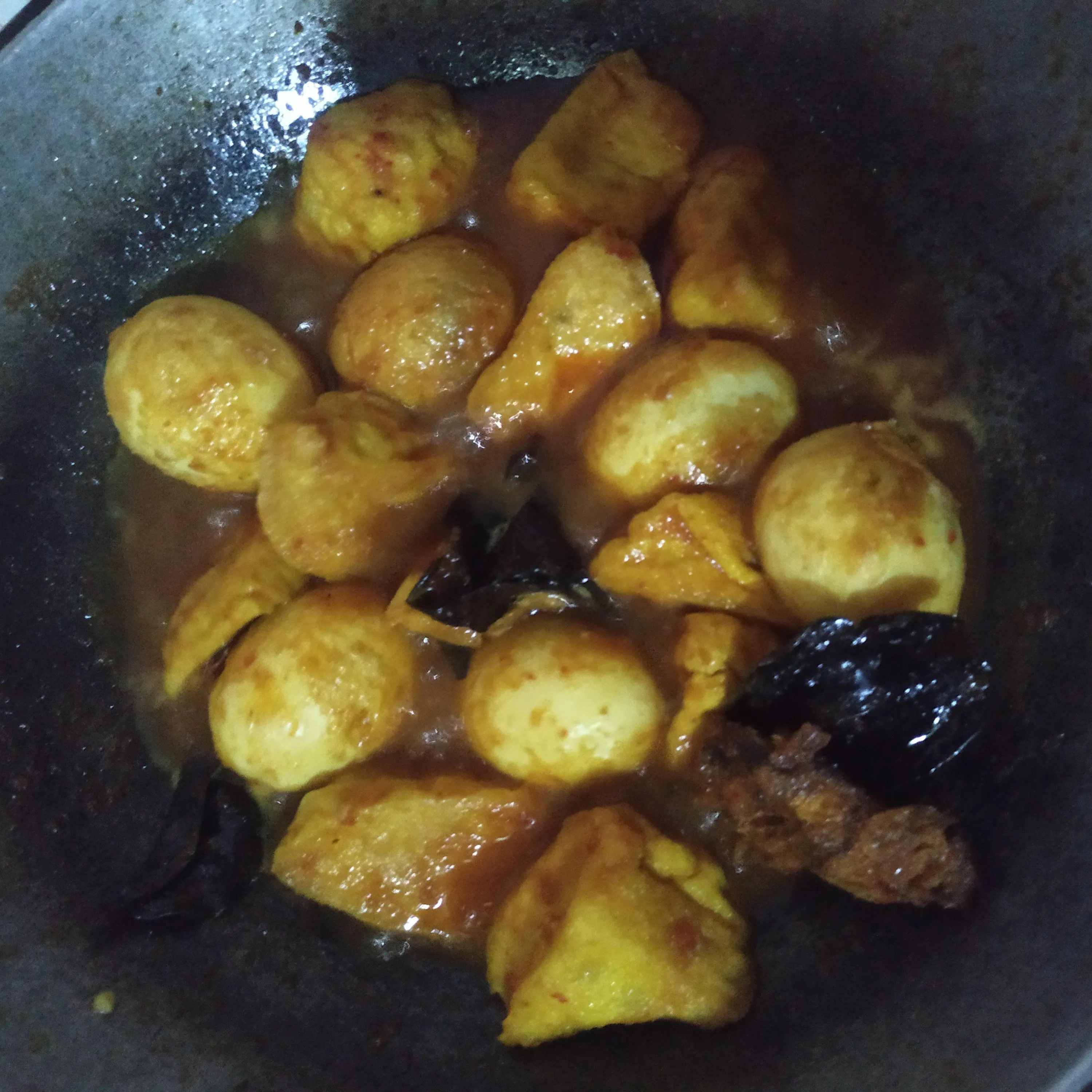 Step 6 Balado Pedas Manis Tahu & Telur
