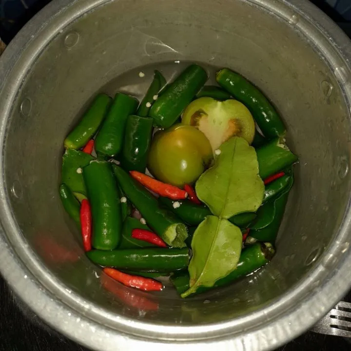 Step 2 Sambal Ijo Cumi Asin