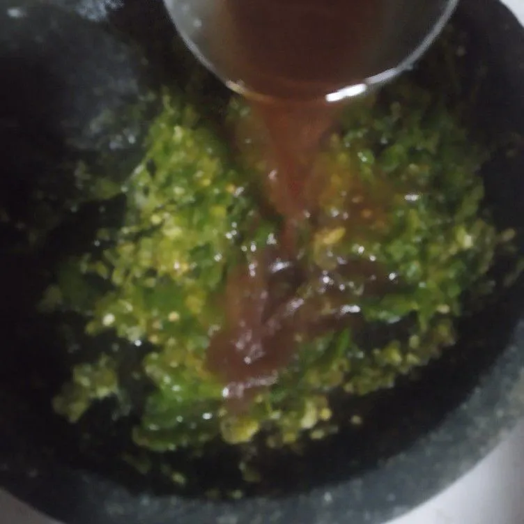 Step 5 Ayam Geprek Sambel Ijo