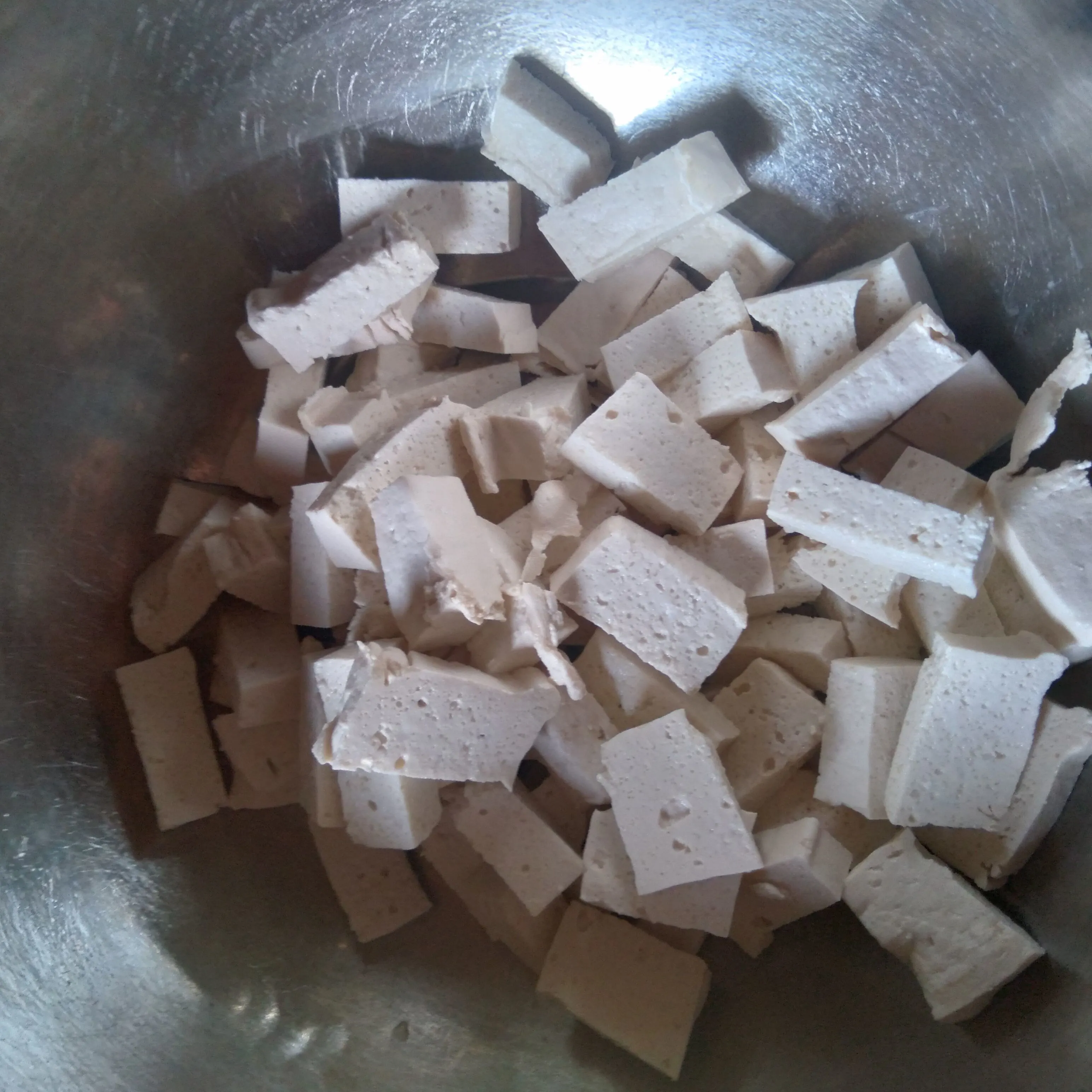 Step 1 Tumis Tahu Sawi Hijau