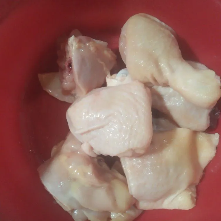 Step 1 Ayam Geprek Sambel Ijo