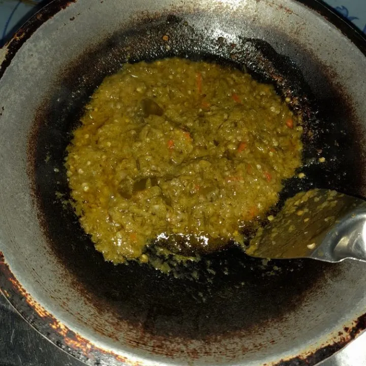 Step 4 Sambal Ijo Cumi Asin