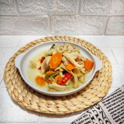 Tumis Jamur Wortel