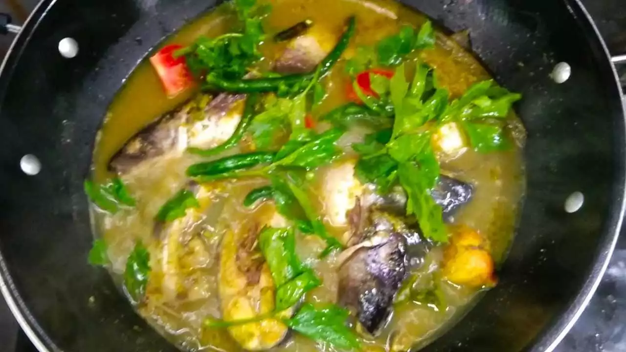 Step 4 Sup Ikan Patin Pedas