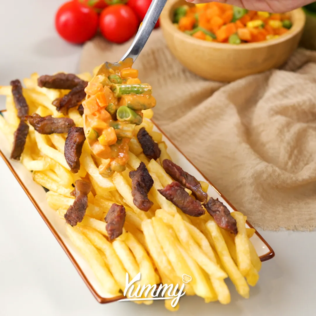 Step 5 Korean Bulgogi Fries