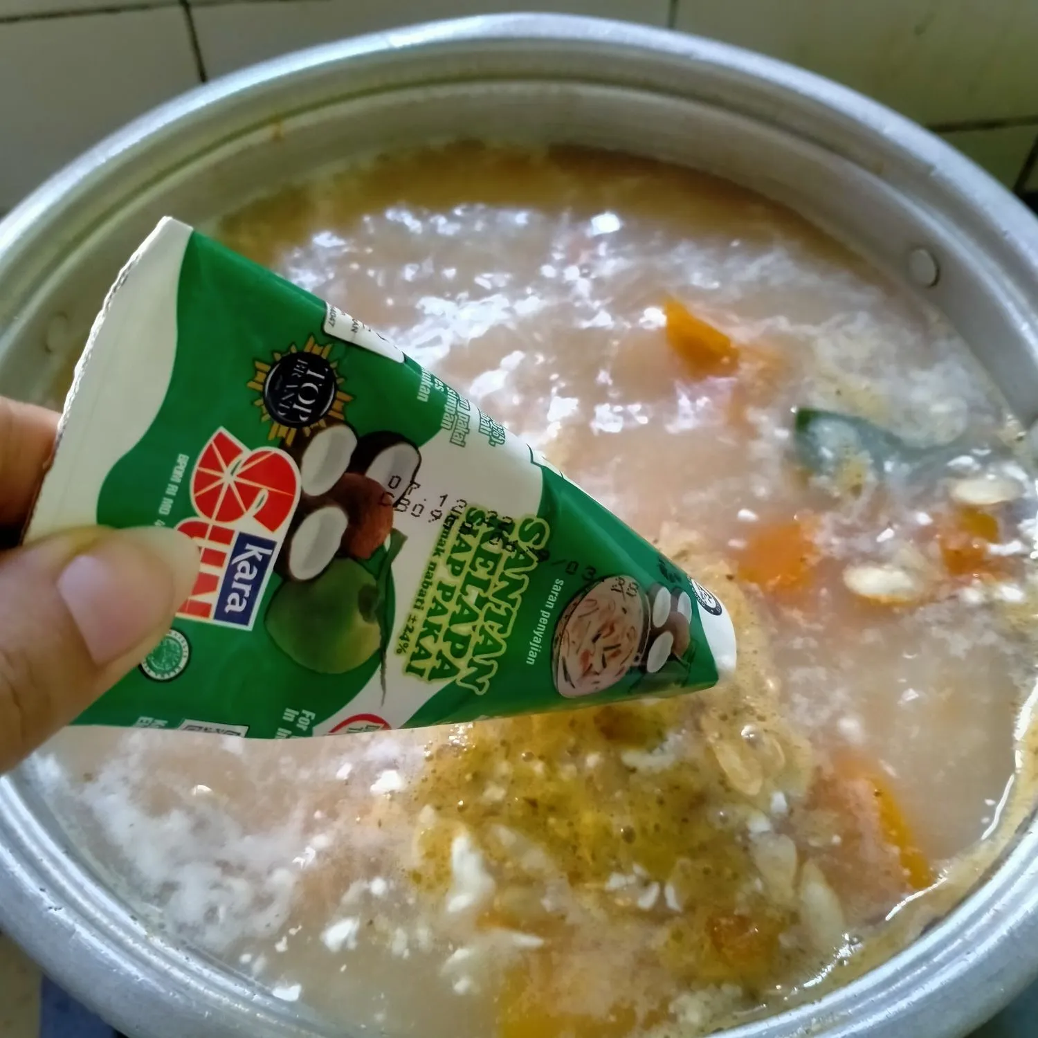 Step 4 Kolak Labu Kuning