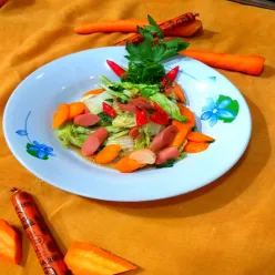 Tumis Wortel Sawi Putih