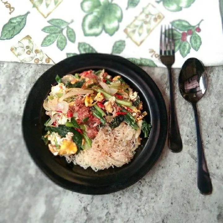Step 7 Bihun Shirataki Goreng Kornet