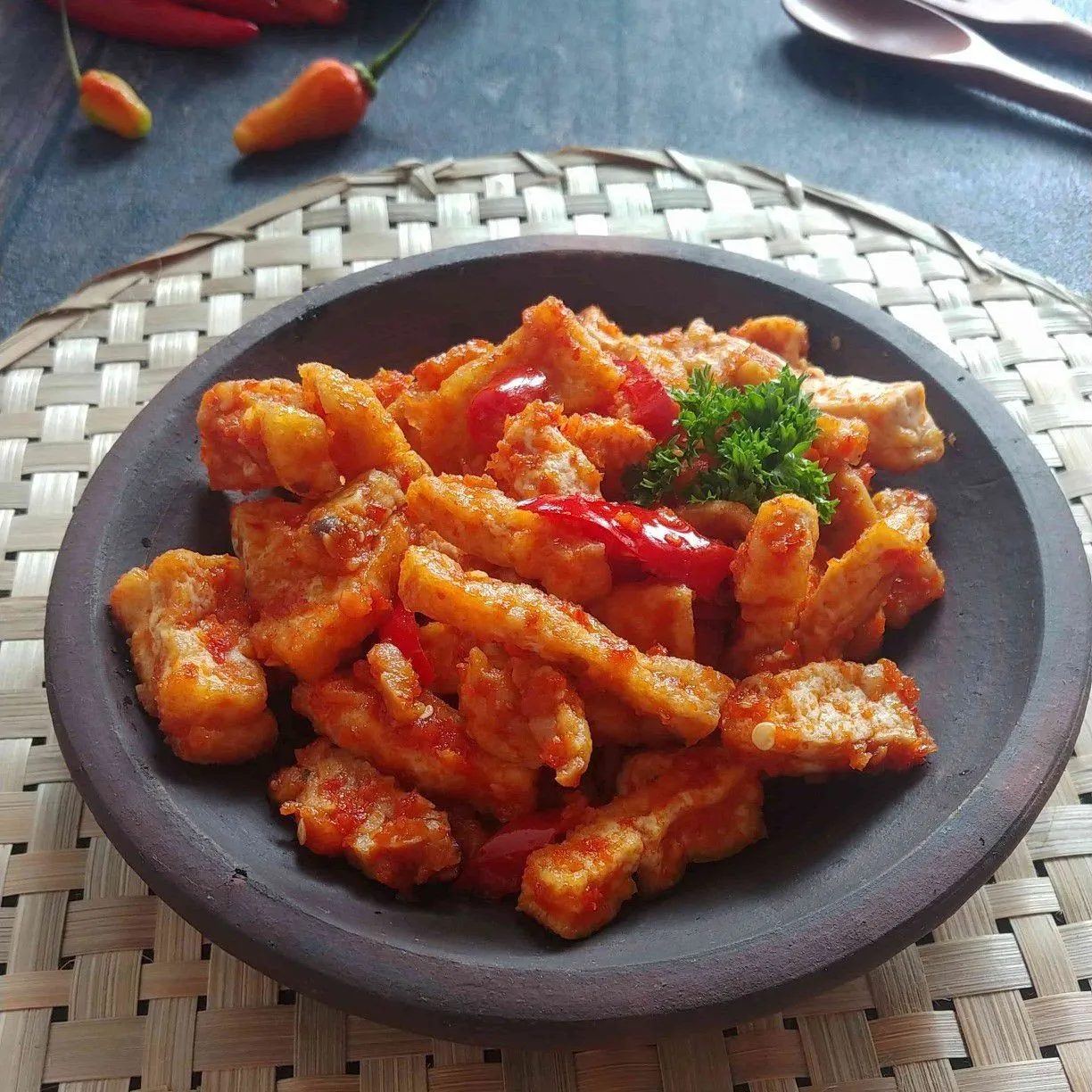 Tahu Tempe Bumbu Pedas Manis