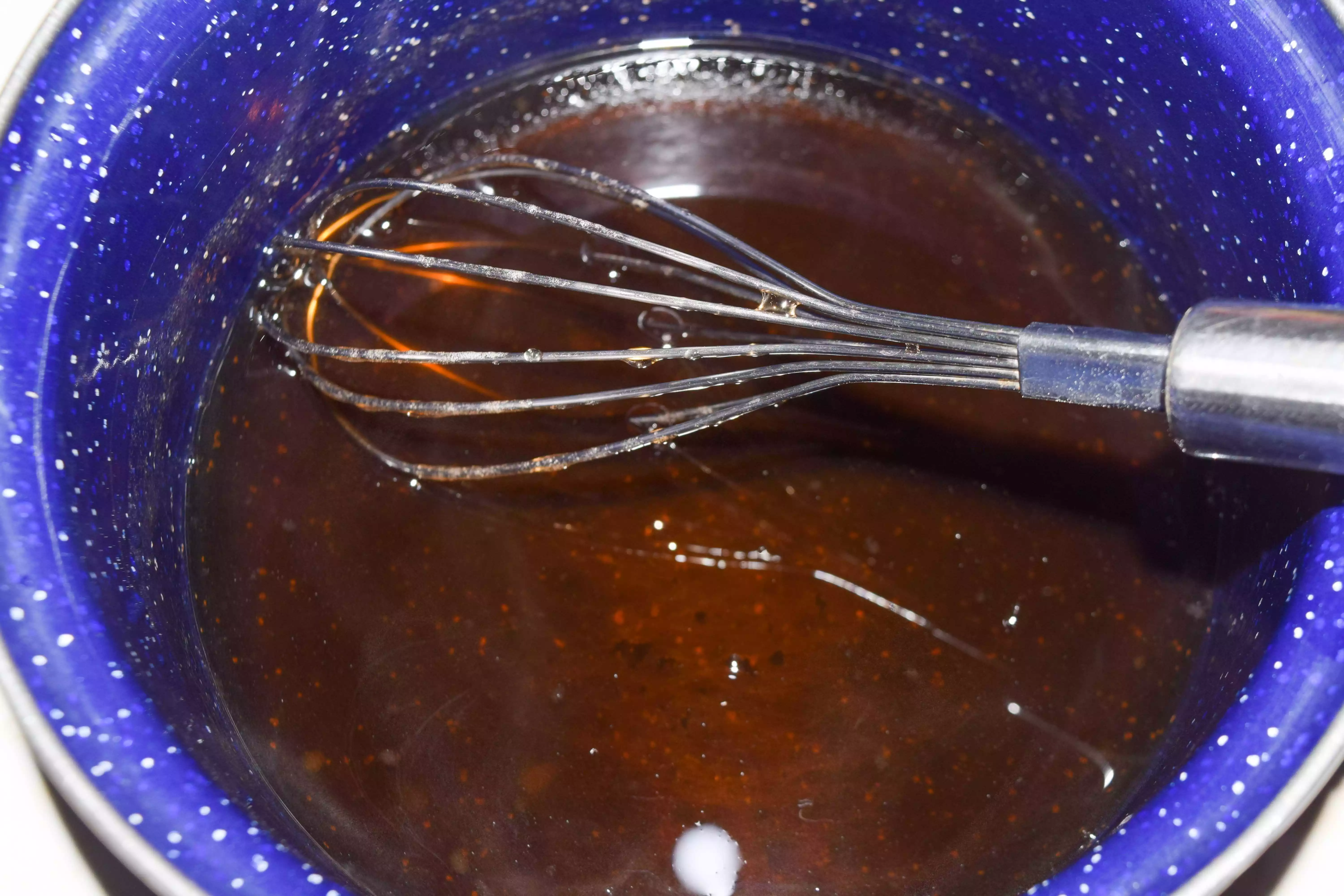 Step 1 Puding Lapis White Coffee Milo