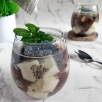 Puding Mozaik Selasih #DiRecookYummy