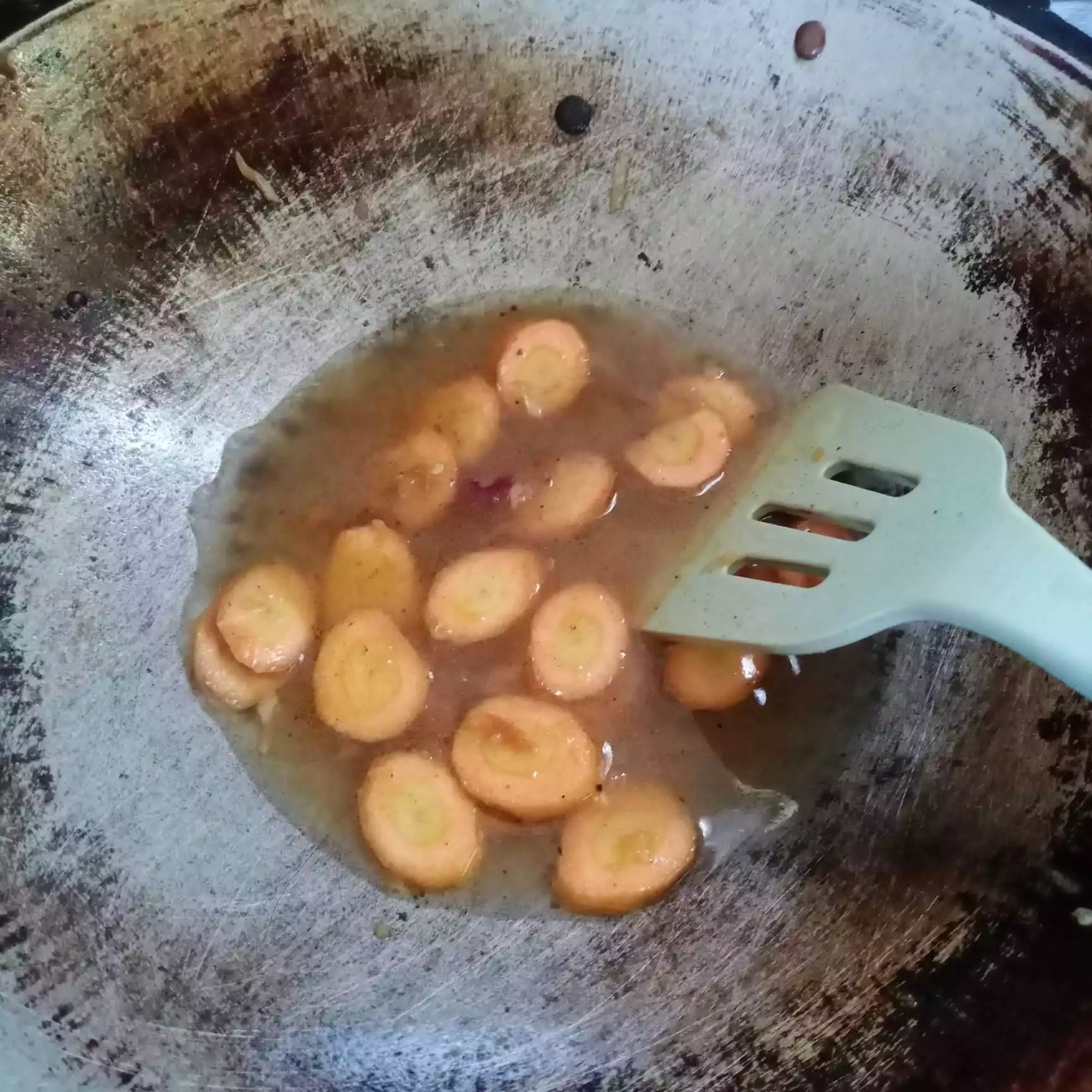 Step 4 Tumis Wortel Putren Sawi Pedas