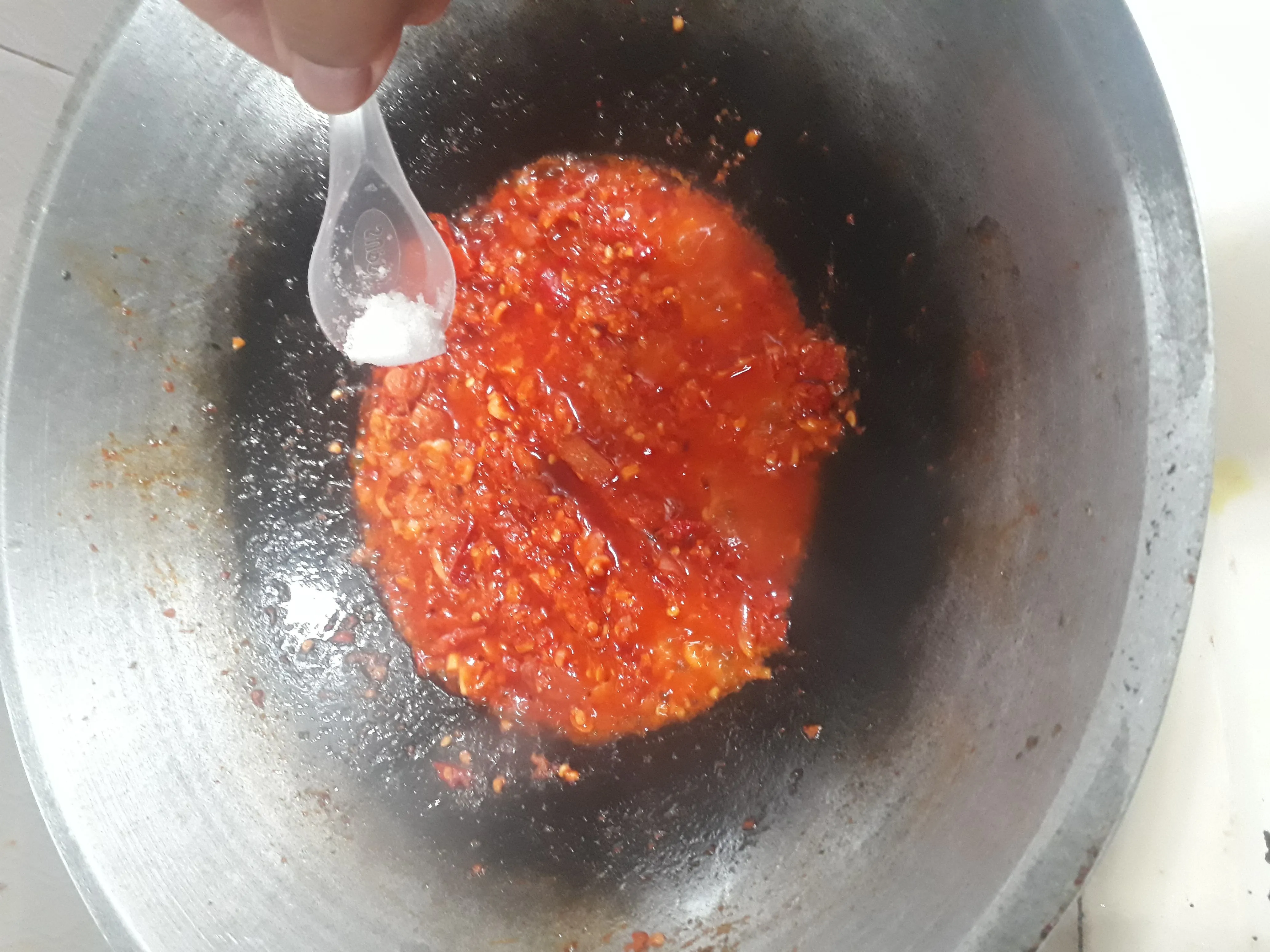 Step 5 Tongkol Potong Sambel Honje