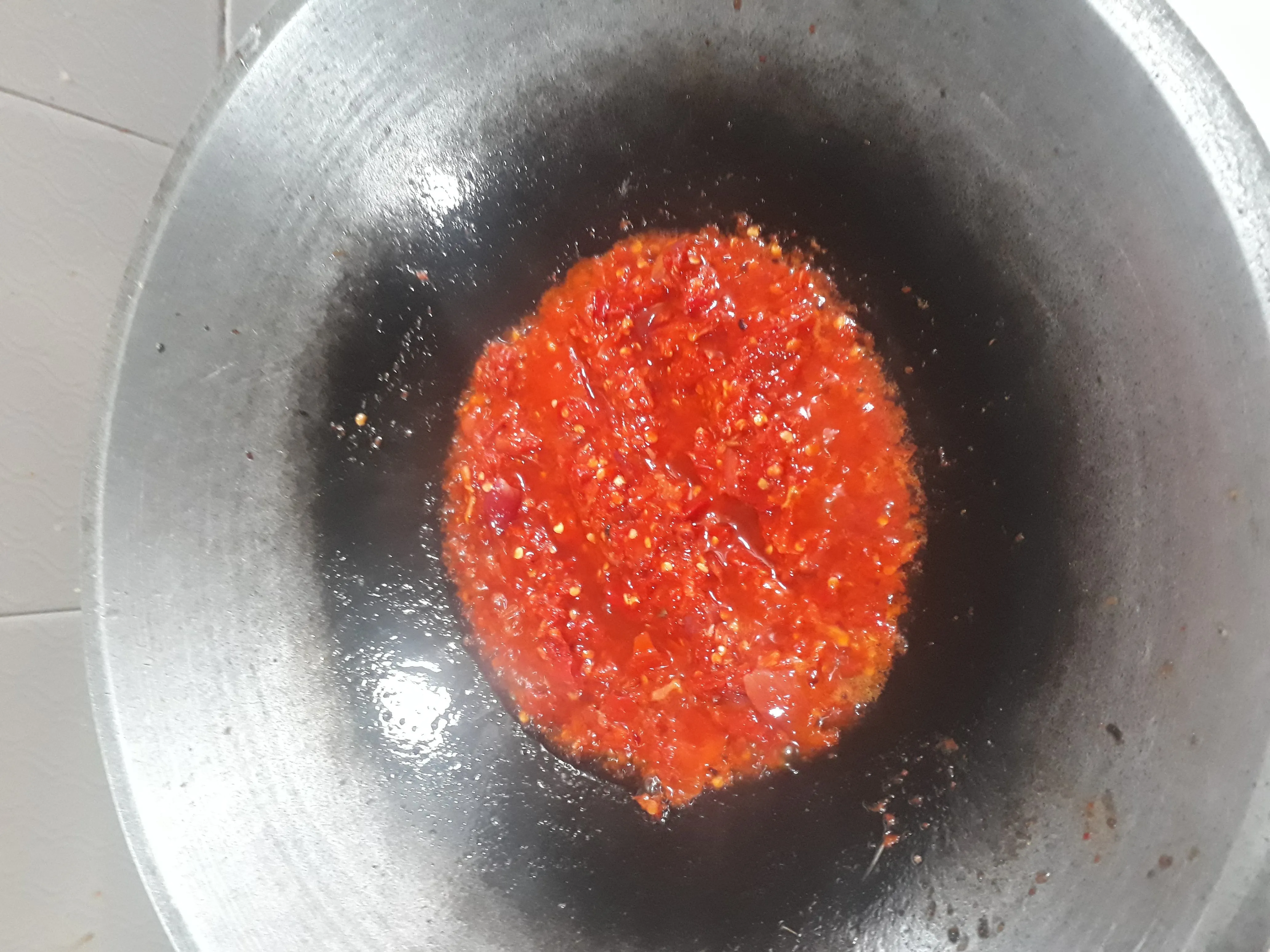 Step 3 Tongkol Potong Sambel Honje