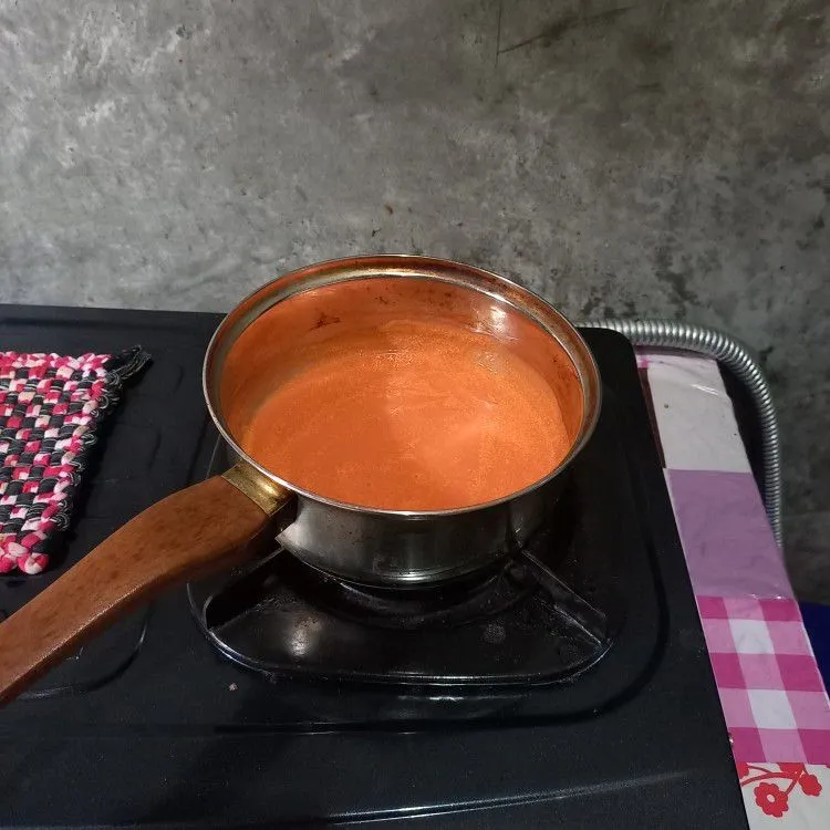 Step 4 Puding Jambu Biji