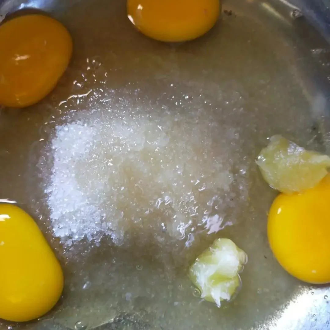 Step 1 Puding Kopyor Lapis Bolu Susu