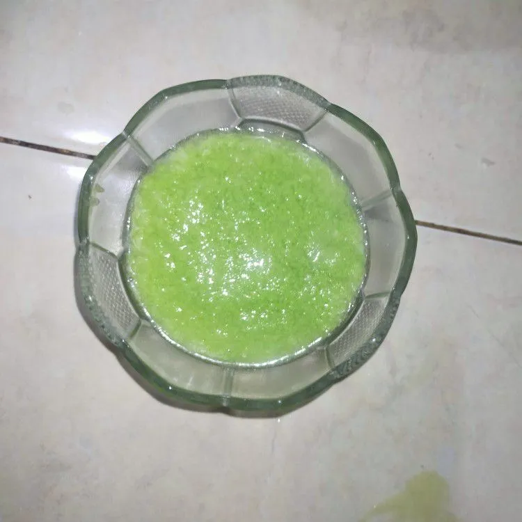 Step 2 Puding Pandan Singkong Lapis Cincau