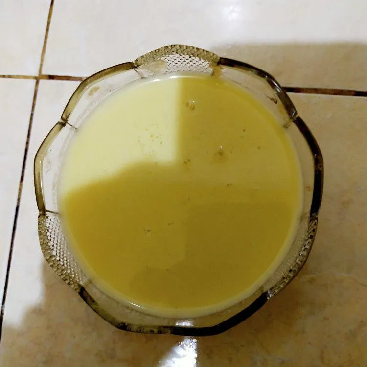 Step 5 Puding Santan Karamel
