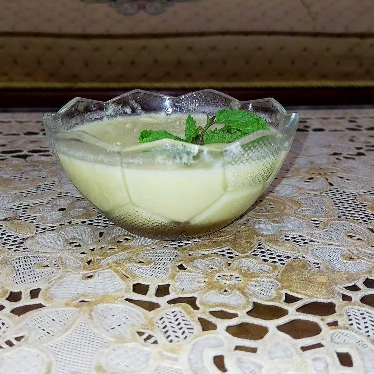 Step 6 Puding Santan Karamel