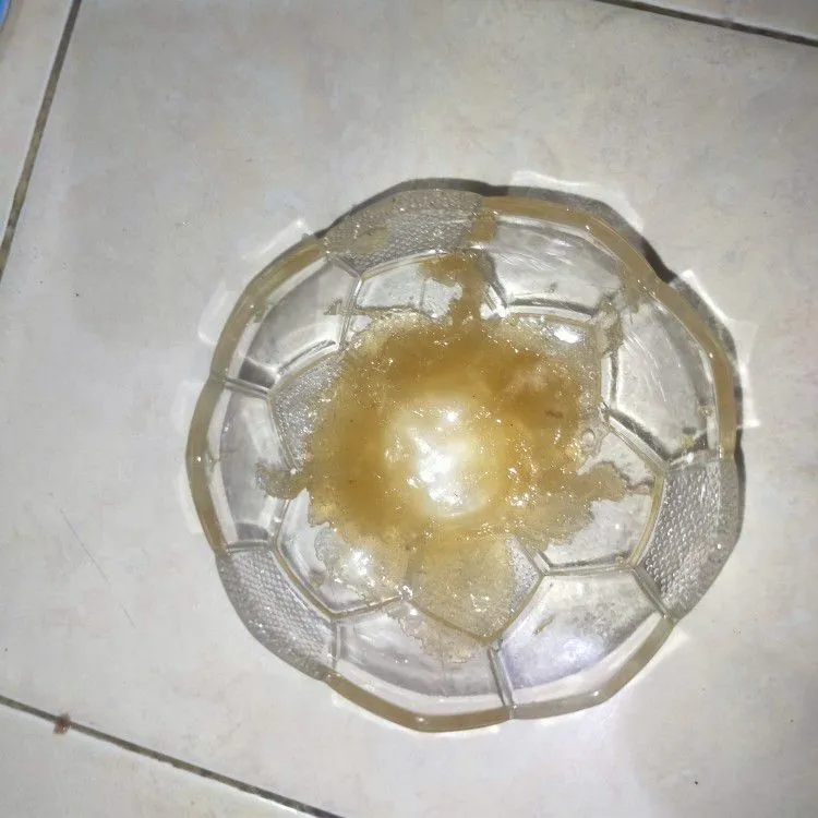 Step 2 Puding Santan Karamel