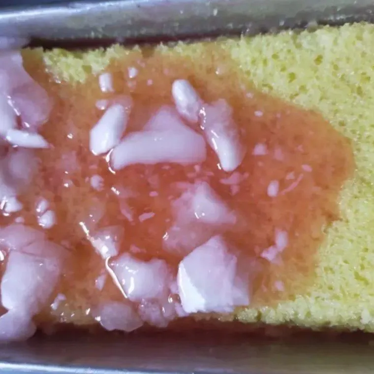 Step 6 Puding Kopyor Lapis Bolu Susu