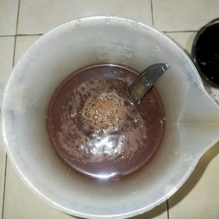 Step 2 Puding Coklat Biskuit