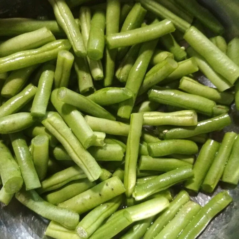 Step 1 Buncis Masak Telur Asin