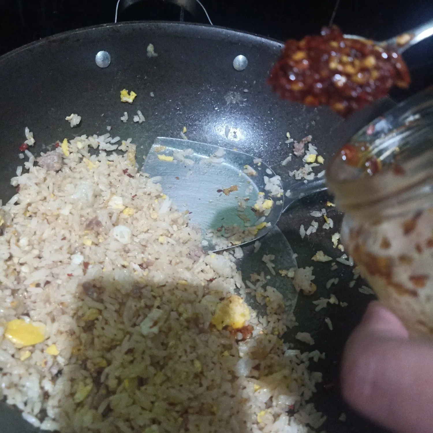 Step 8 Nasi Goreng Pedas Daging Cincang