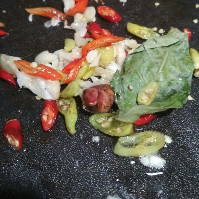 Step 2 Buncis Masak Telur Asin