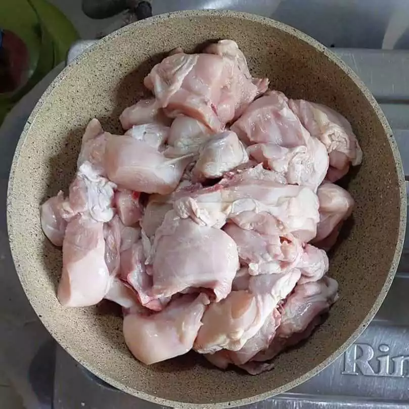 Step 1 Ayam Suwir