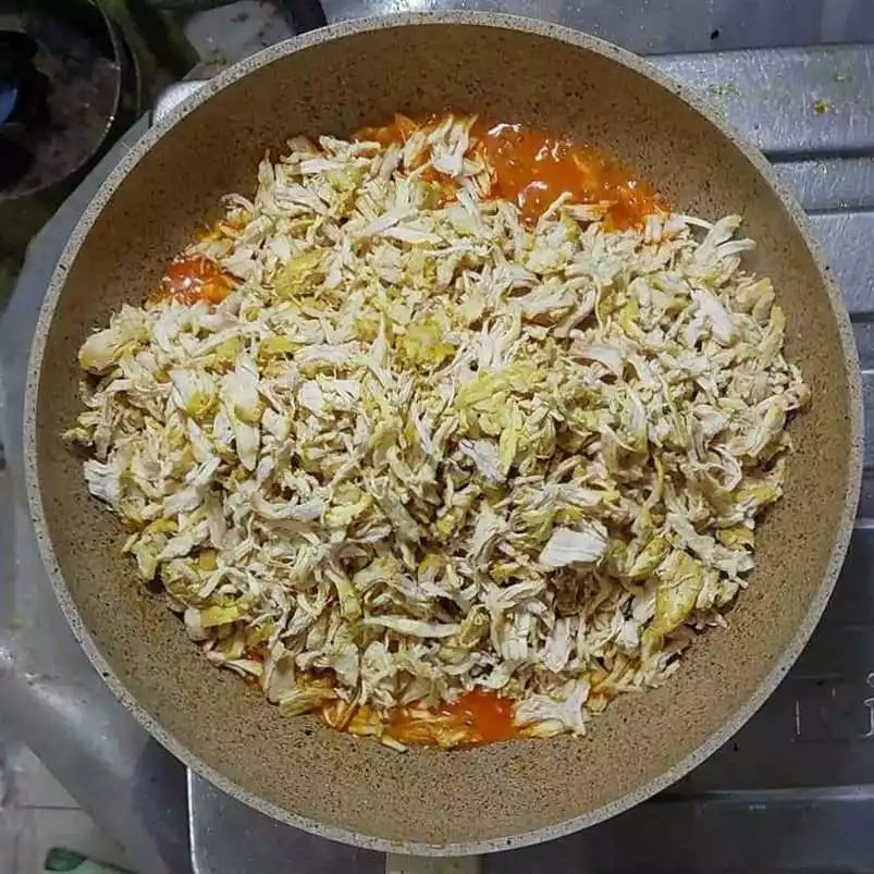 Step 7 Ayam Suwir