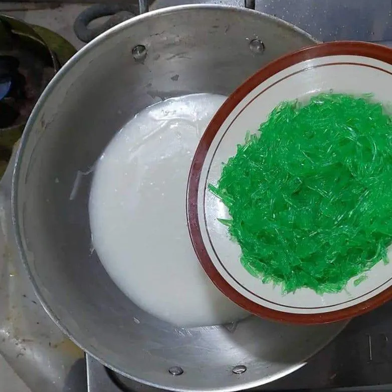 Step 5 Puding Pandan