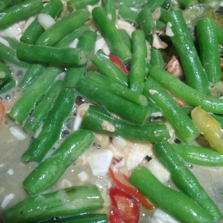 Step 5 Buncis Masak Telur Asin