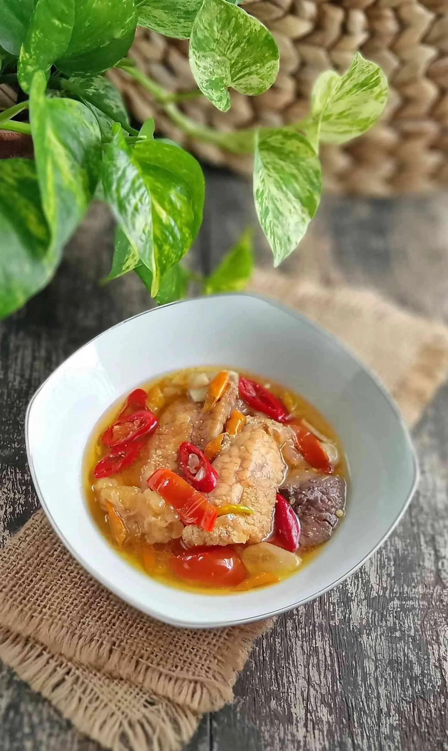 Telur Ikan Patin Masak Asam