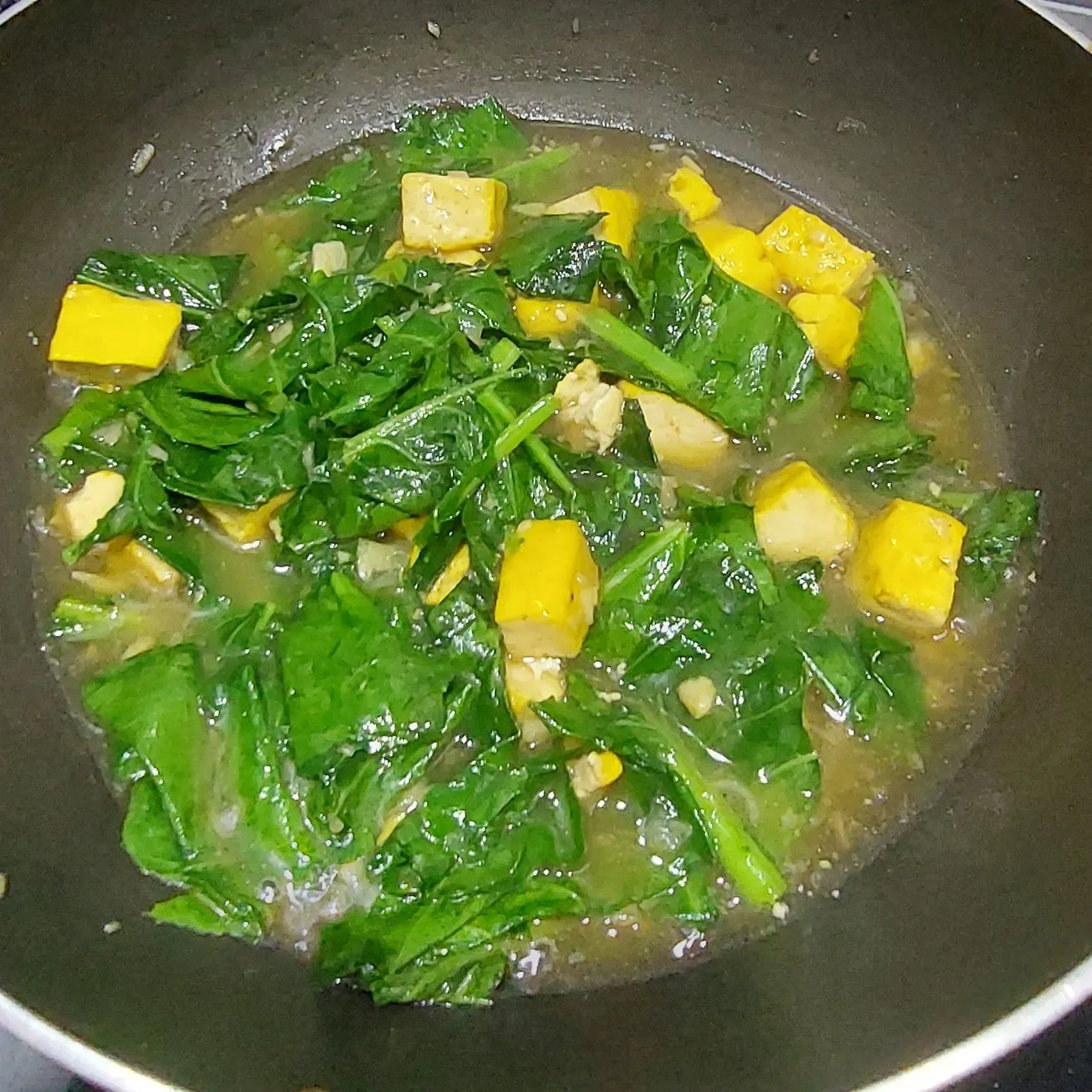Step 5 Tumis Kailan Tahu