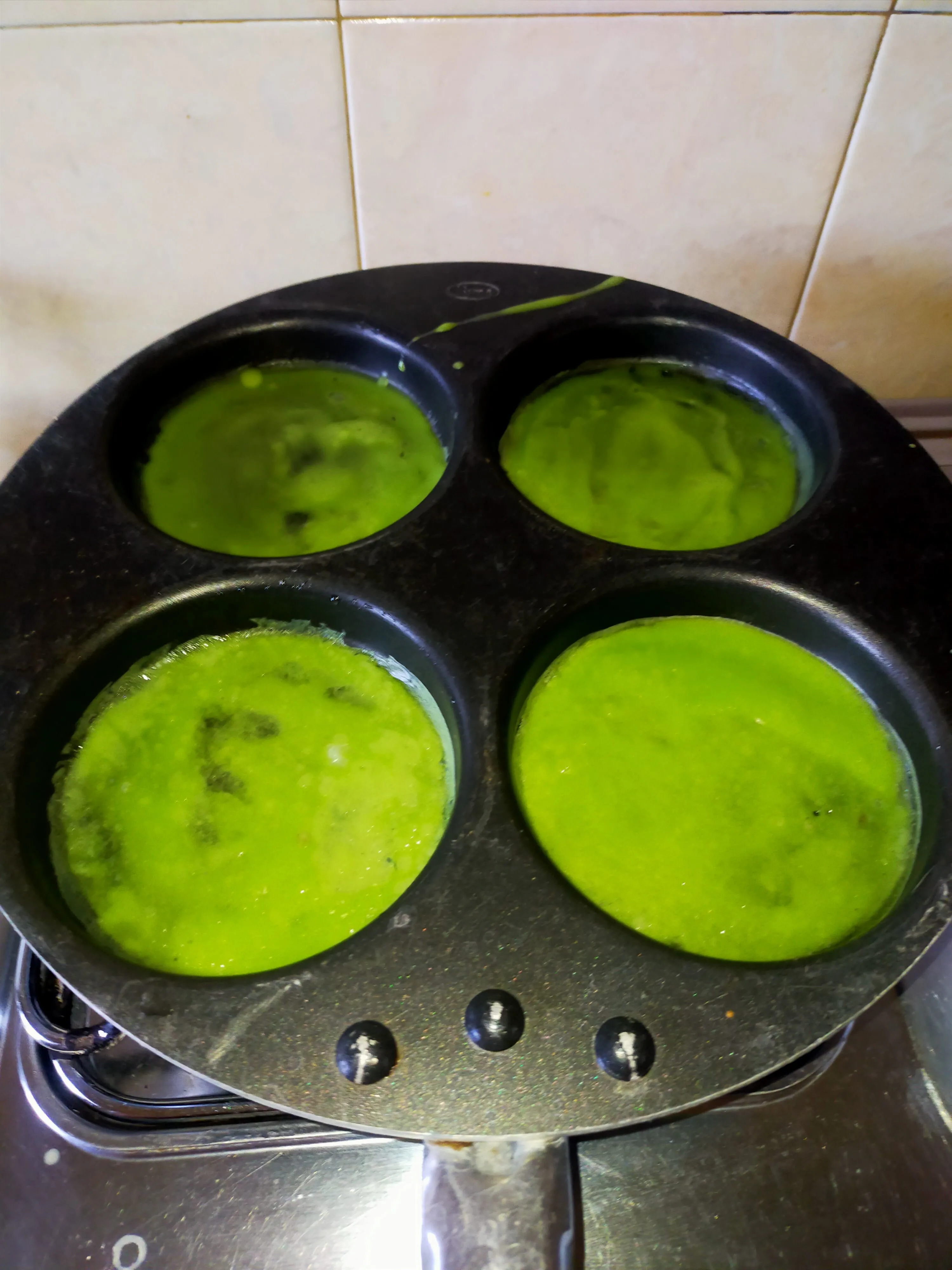 Step 5 Dadar Gulung Pandan Isi Mie
