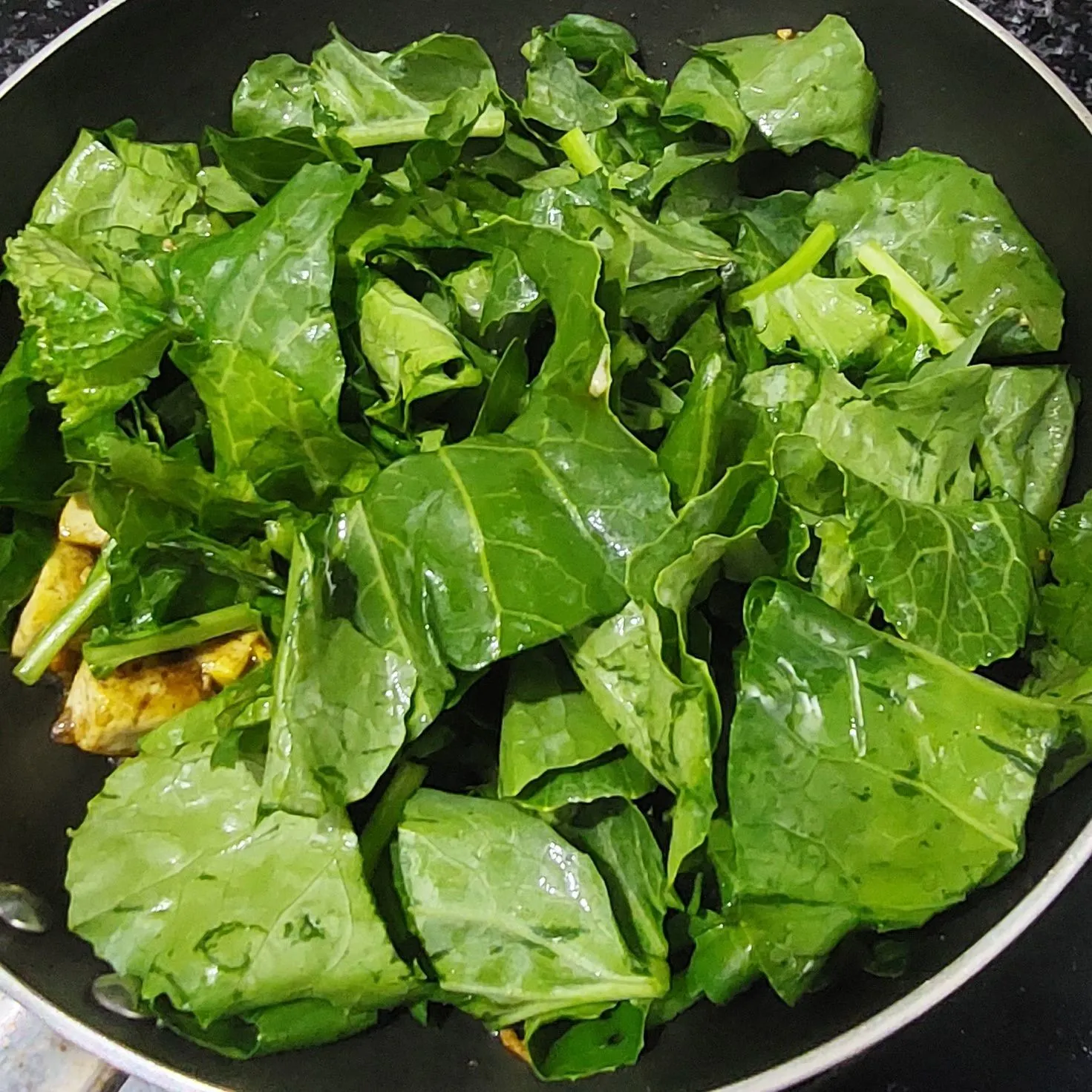 Step 4 Tumis Kailan Tahu